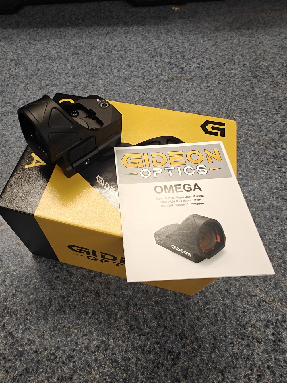 NEW Gideon Omega  Green Dot Multi Reticle